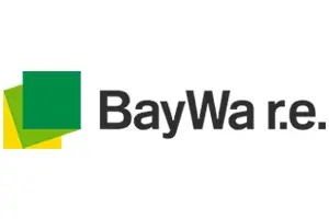 Über uns 3 Logo der Firma BayWa r.e.
